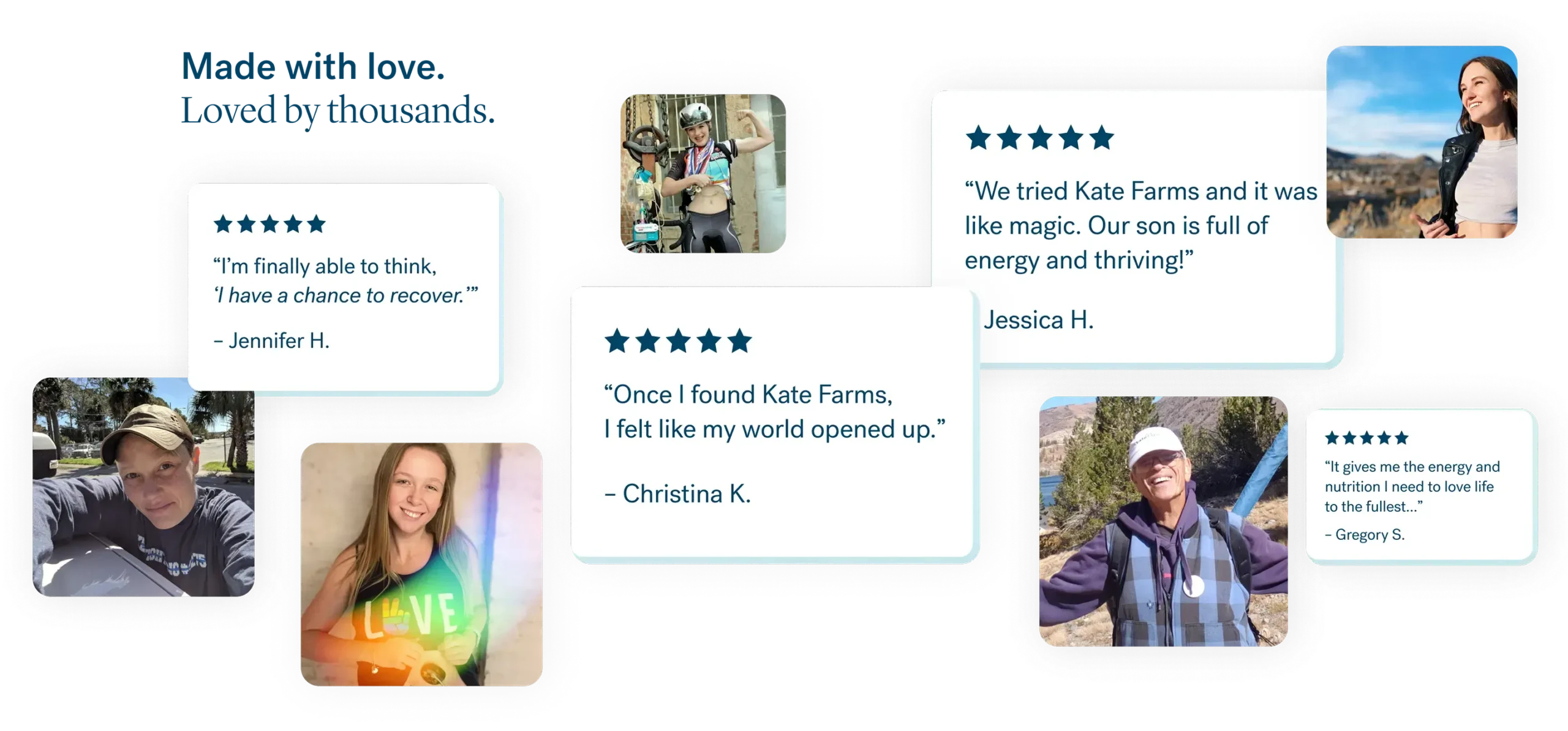 Kate Farms testimonials