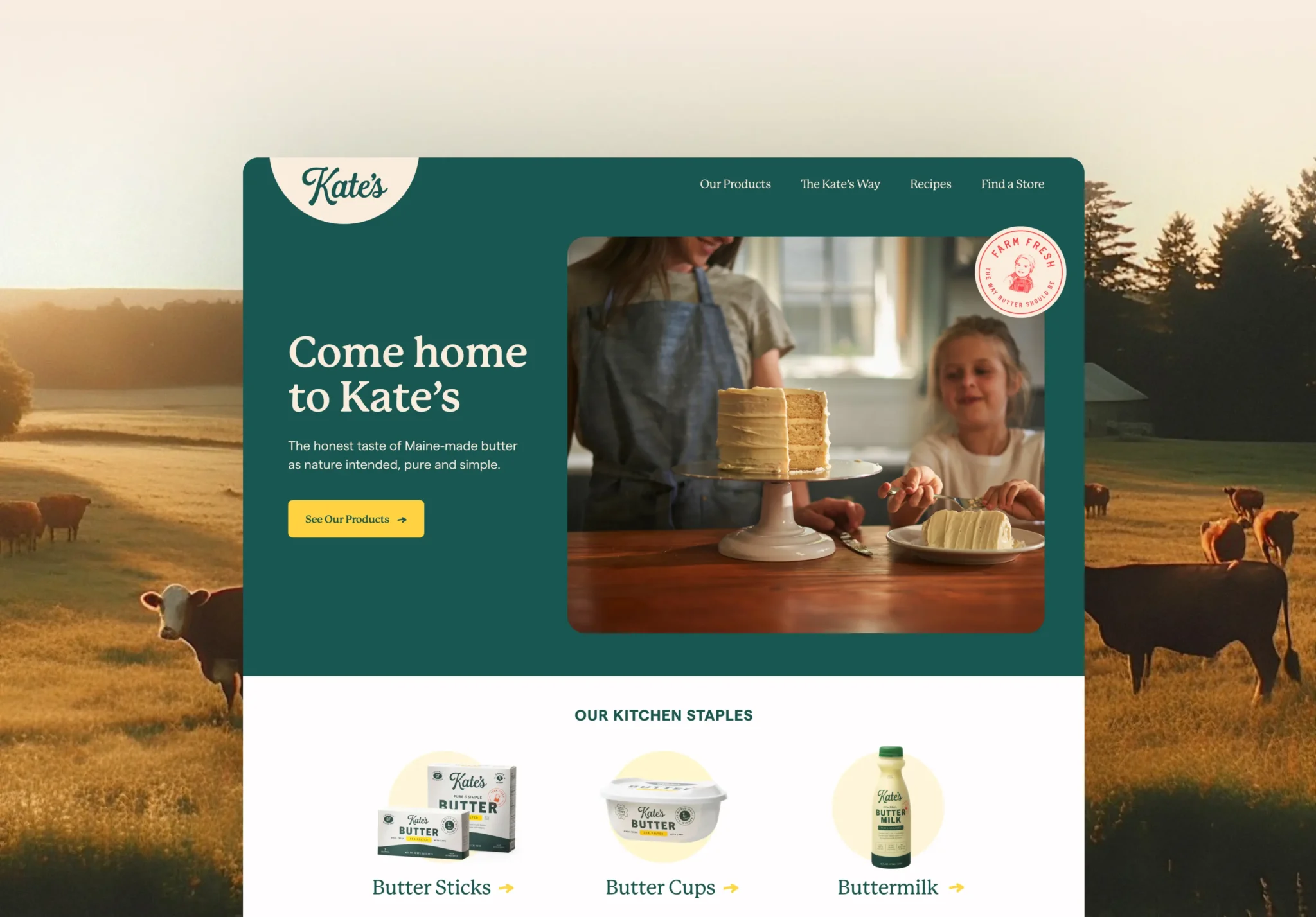 Kate's Butter Additional Product Showcase
