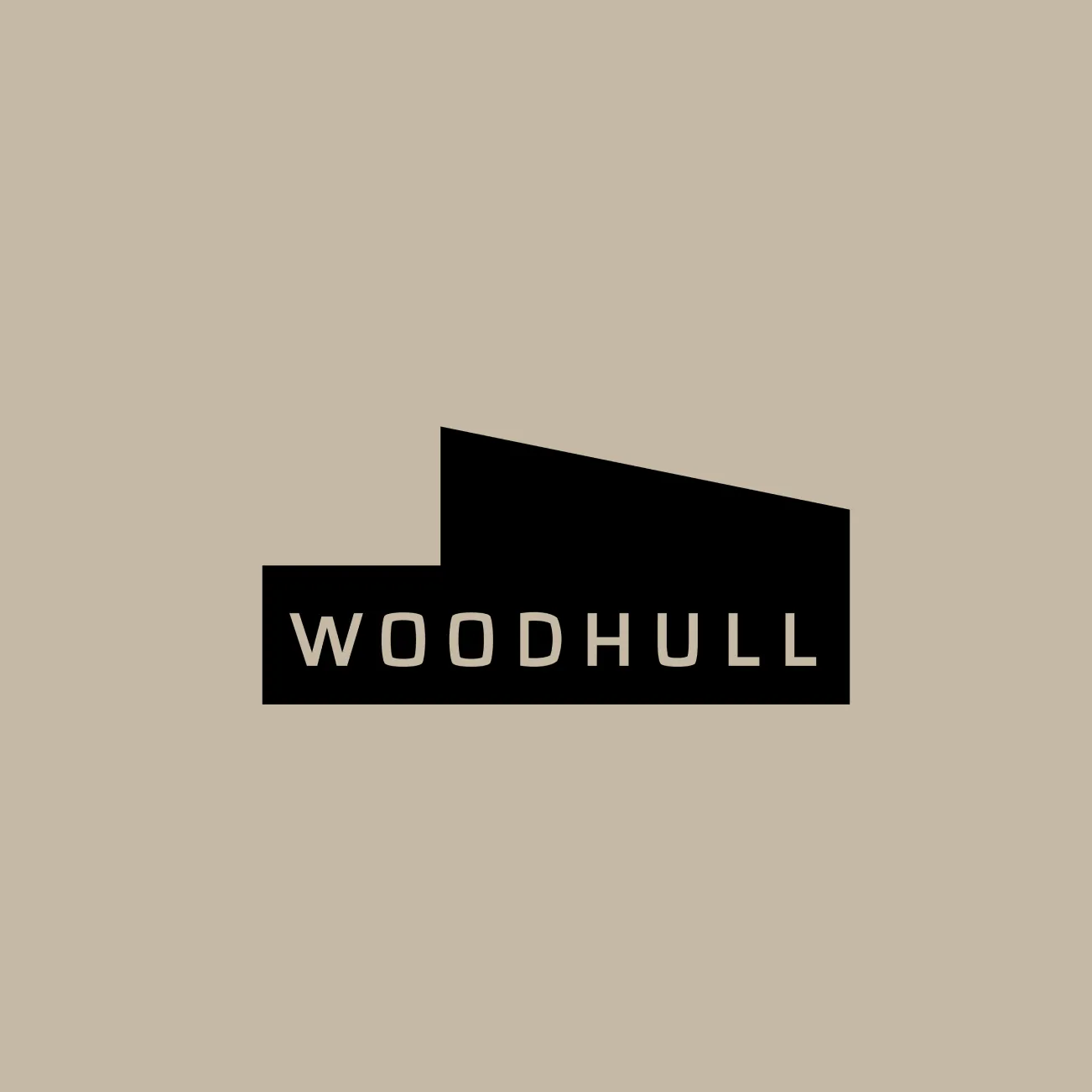 Adaptive Woodhull logo symbolizing architectural versatility, designed by an architecture branding agency